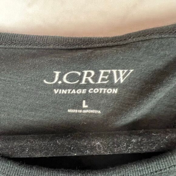 J. Crew Women's Black Sleeveless Open-Back Tank Top Size L Casual - Picture 6 of 7